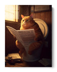 Toilet Cat Newspaper