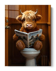 Highland Cow Toilet