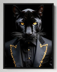 Black Leopard Suit