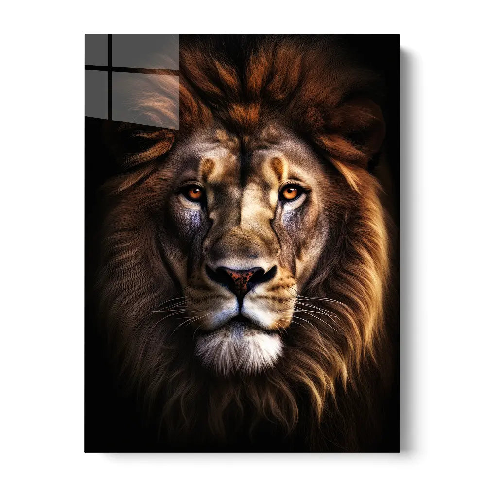 3drose Grußkarten-Set „African Lion“ – 12 Stück, 15,2x15,2 Cm, Mit Umschlägen | Digitale Zeichnung Mit Grünen Augen