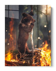 Bear Escaping Fire