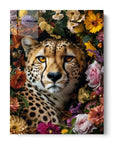 Cheetah Floral Field