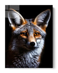 Cross Fox Black Portrait