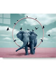 Elephant Circle Frame