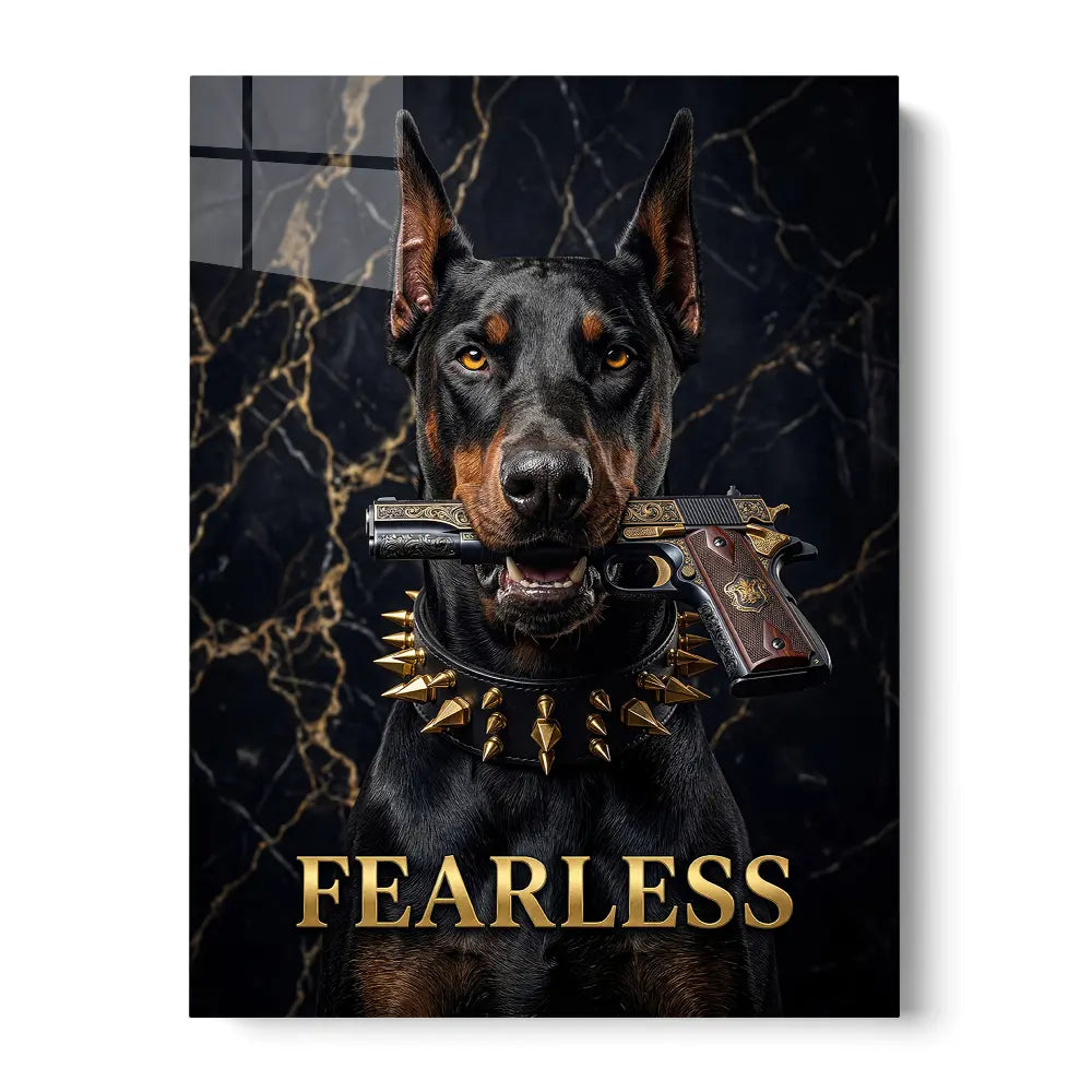 Fearless Doberman Power – Zenz Art