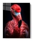 Flamingo Black Portrait