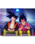 Goku Vegeta Gaming Together