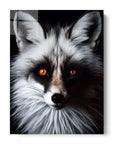 Marble Fox Black Portrait