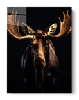 Moose Black Portrait