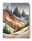 Mountain Forest Illustration