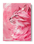 Pink Cat Painting