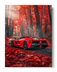 Red LaFerrari Autumn