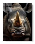 Rhino Black Portrait