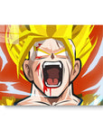 Super Saiyan Goku Screaming