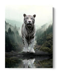 Tiger White Reflection