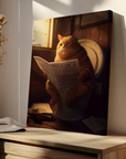 Toilet Cat Newspaper