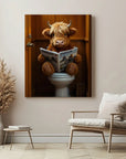 Highland Cow Toilet