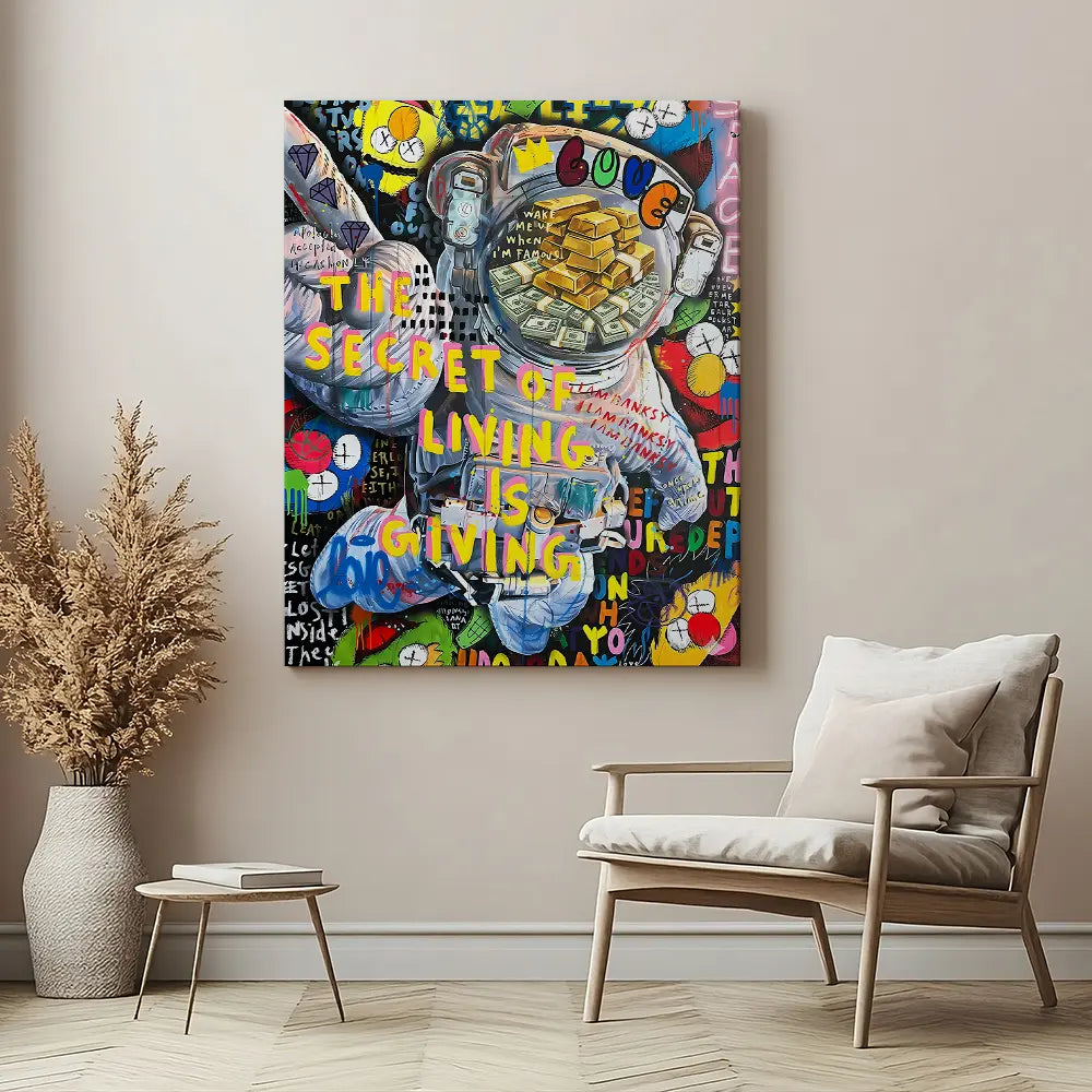 WEALTH-PHOTS アート・デザイン集 Astronaut Money Pop Art – Zenz Art