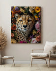 Cheetah Floral Field