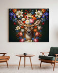 Deer Flower Art