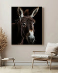 Donkey Black Portrait