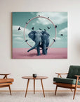 Elephant Circle Frame