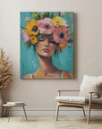 Flower Head Painting