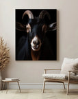 Goat Black Portrait
