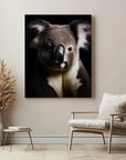 Koala Black Portrait
