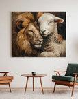 Lion Love Sheep
