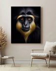 Monkey Black Portrait