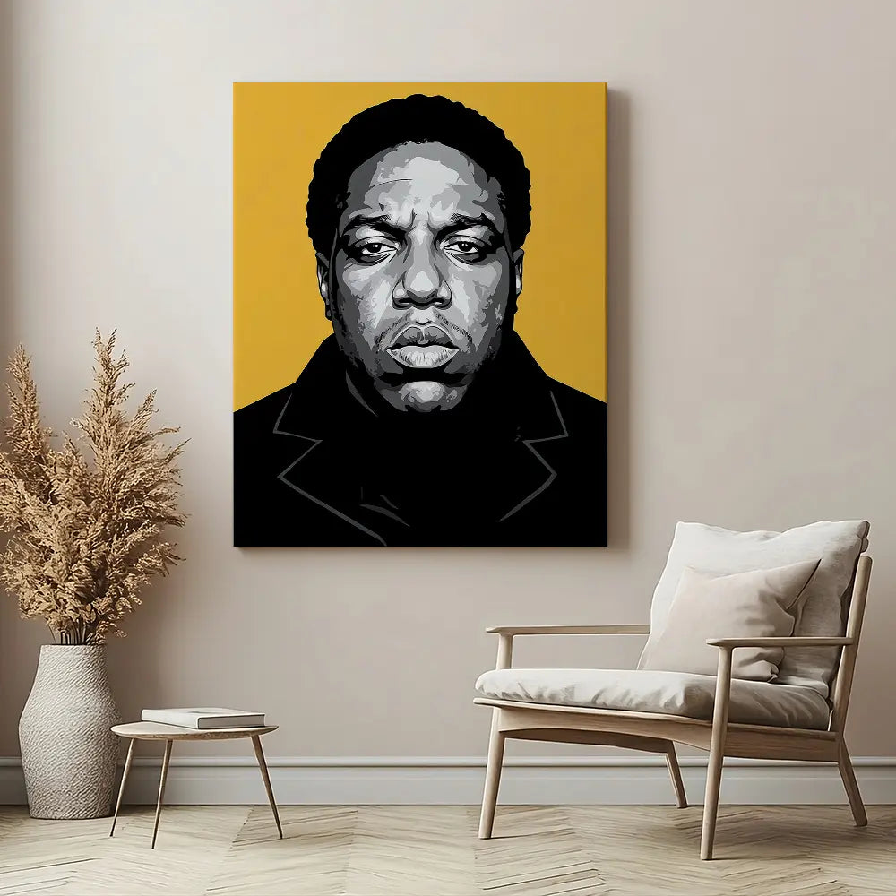 レア特大一点物notorious bigペイントアート Notorious BIG Portrait – Zenz Art