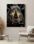Rhino Black Portrait