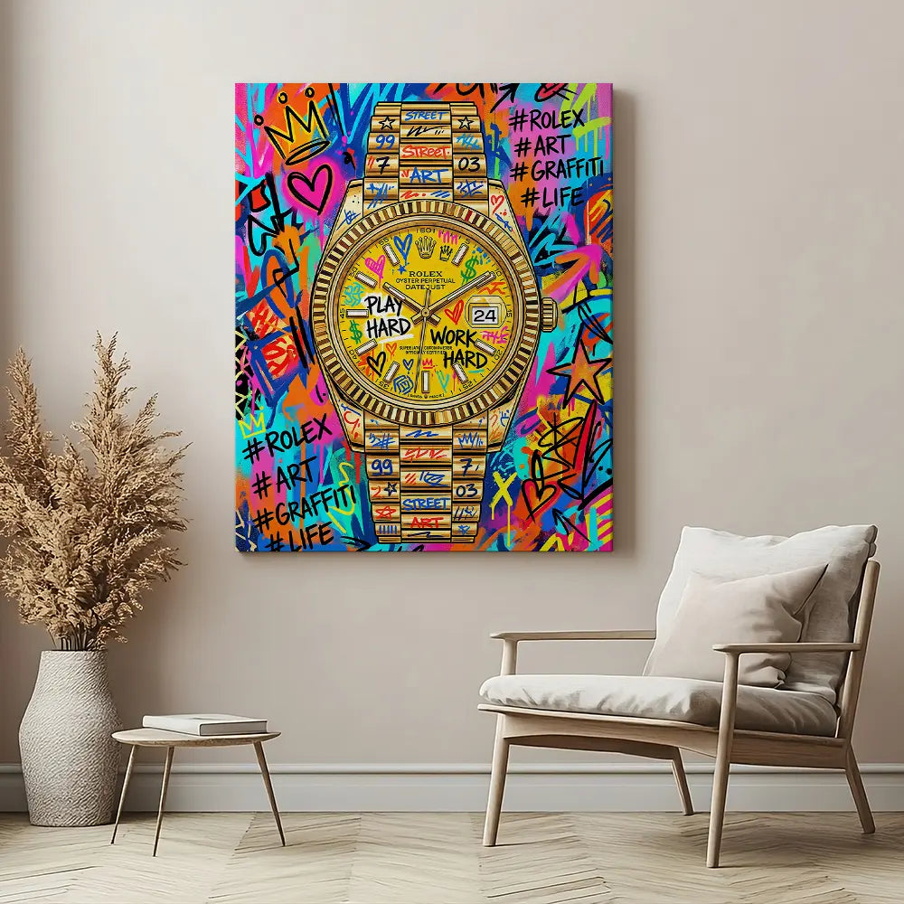 Rolex Graffiti Gold – Zenz Art