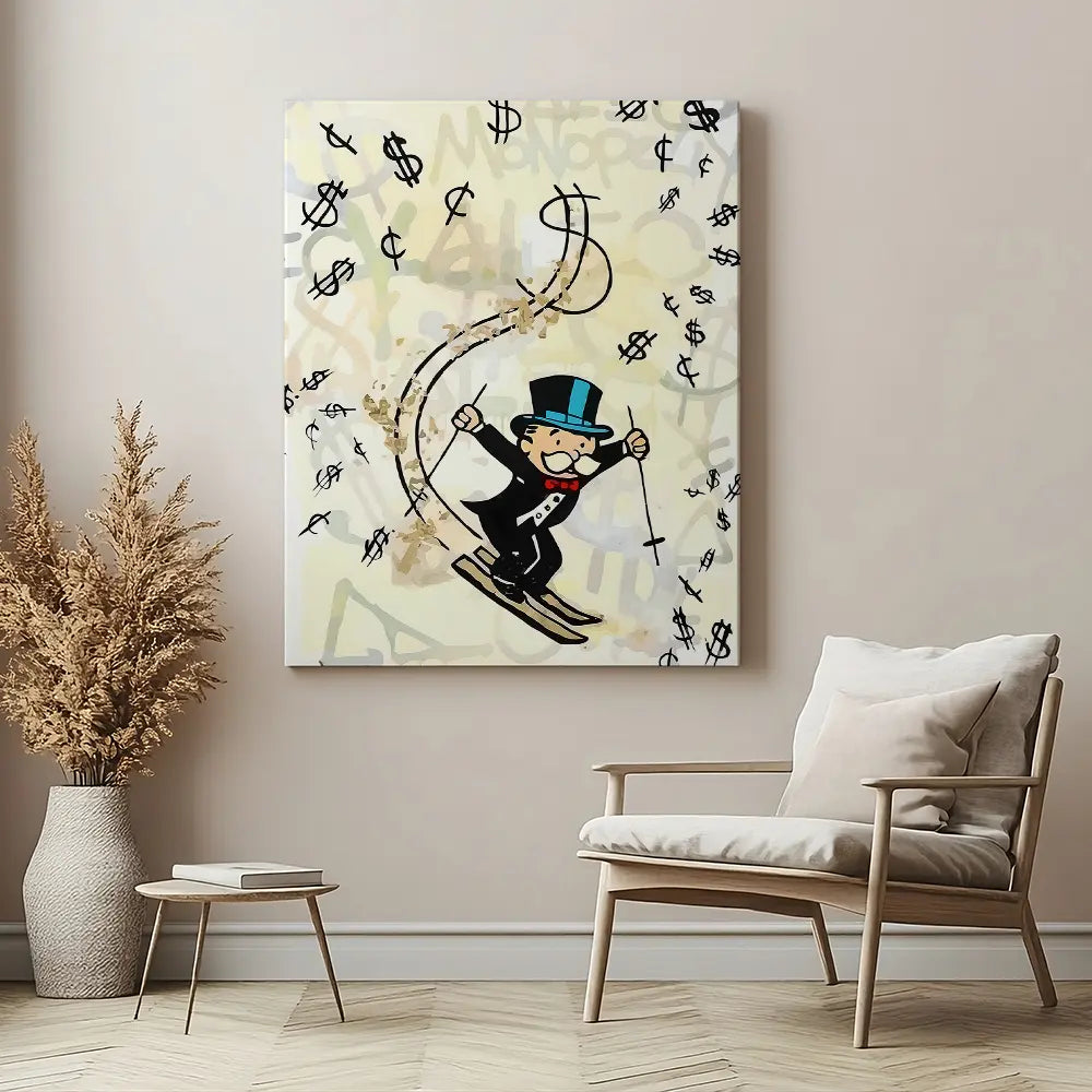 Skiing Monopoly – Zenz Art