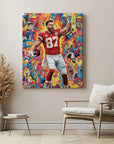 Travis Kelce Pop Art