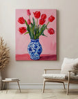 Tulips In Vase