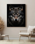 Wolf Black Portrait