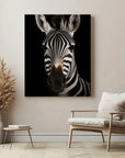 Zebra Black Portrait