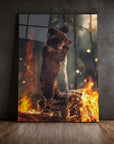 Bear Escaping Fire