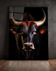 Bull Black Portrait