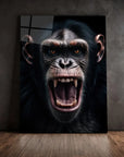 Chimpanzee Black Portrait