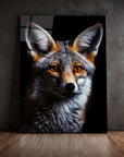 Cross Fox Black Portrait