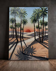Desert Palm Sunset