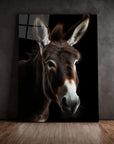 Donkey Black Portrait