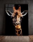 Giraffe Black Portrait