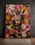 Giraffe Flowers Dream