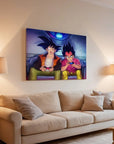Goku Vegeta Gaming Together