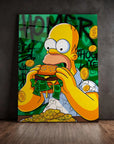 Homer Simpson Money Burger