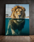Lion Swimming
